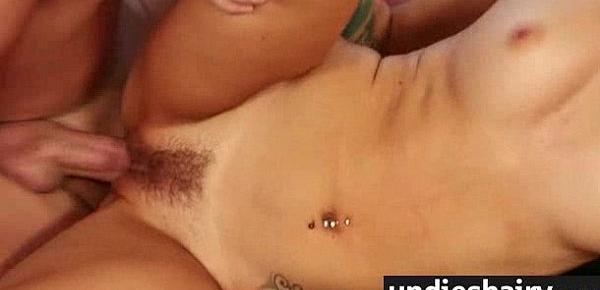  Amazing Girl with Natural Hairy Pussy 10